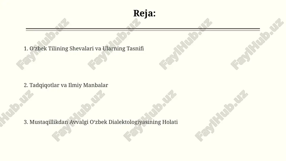 oʻz ichiga olgan dialektal lugʻatlar va sheva xaritalari mavjud boʻlib, ular zamonaviy oʻzbek dialektologiyasi uchun muhim manba hisoblanadi. fonetika va fonetika xususiyatlari shimoliy va janubiy dialektlar orasidagi fonetik farqlar, ayniqsa, so'zlarning boshidagi va oxiridagi undosh tovushlarning talaffuzida yaqqol ko'rinib turardi, masalan, [k] va [q] tovushlarining farqlanishi. mustaqillikdan avvalgi o'zbek dialektlarida 7 ta asosiy unli tovushning mavjudligi kuzatilgan bo'lib, ularning ba'zilari geografik hududlarda fonetik o'zgarishlarga uchragan. o'zbek tilining janubiy dialektlarida, taxminan 1991 yilgacha, "g" undoshining "y" ga o'tish hodisasi keng tarqalgan bo'lib, bu fonetik o'zgarishlar dialektlarning o'ziga xos xususiyatlaridan biri edi. oʻzbek tili dialektlarining geografik tarqalishi oʻzbek tilining qipchoq guruhiga mansub dialektlari, asosan, shimoliy va markaziy oʻzbekistonning 10 dan ortiq viloyatlarida, jumladan, fargʻona vodiysida keng tarqalgan. janubiy oʻzbekiston dialektlari, taxminan 5 ta asosiy shevaga boʻlinib, tojik tili bilan chegaradosh hududlarda oʻziga xos morfologik xususiyatlarni namoyon qiladi. qaratoy va xorazm dialektlari oʻzining fonetik xususiyatlari, leksik boyligi bilan ajralib turadi va geografik jihatdan …