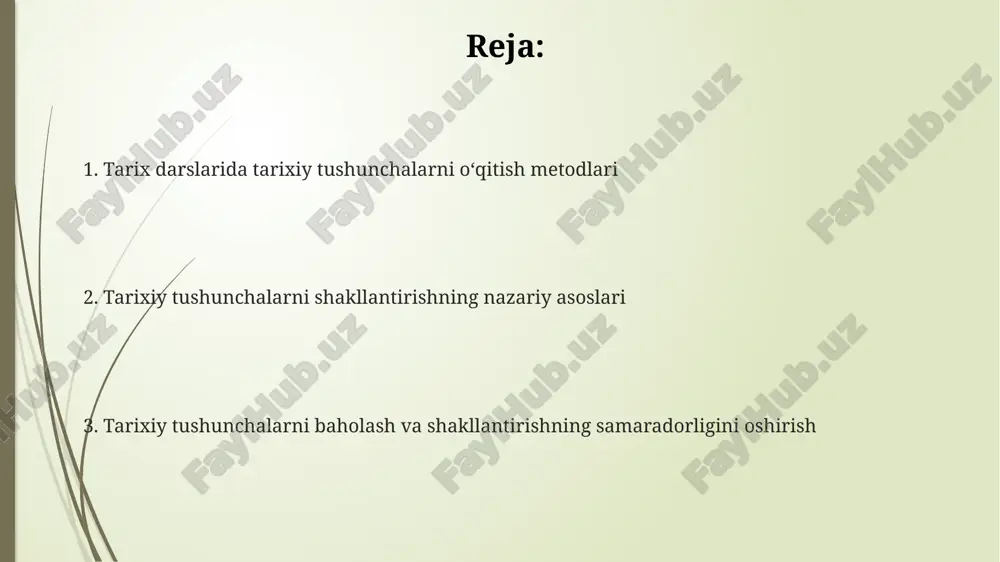 il) aniqlash muhim. o'zgarishlar va uzluksizlikni taqqoslash davlat boshqaruvining 2 xil shakli (masalan, monarxiya va respublika)ni solishtirish orqali, uzluksizlik va o'zgarishlarni siyosiy tizimlar kontekstida tahlil qilish mumkin. iqtisodiyotdagi 5 ta muhim ko'rsatkich (masalan, yalpi ichki mahsulot, inflyasiya, ishsizlik) bo'yicha uzluksizlik va o'zgarishlarni tahlil qilish tarixiy rivojlanishni tushunishga yordam beradi. o'zgarishlar va uzluksizlikni taqqoslashda, kamida 3 ta tarixiy davrni (masalan, 19-asr, 20-asr boshlari, 20-asr oxiri) o'rganish orqali ijtimoiy tuzumdagi o'zgarishlarni aniqlash muhim. baholash va o'rganish natijalarini tahlil qilish o'quvchilarning 25%i tarixiy voqealarni xronologik tartibda joylashtirishda qiyinchiliklarga duch kelishdi, bu esa 75% o'quvchilarning tarixiy kontekstni tushunish darajasining pastligini ko'rsatadi. baholash natijalari 30% talabalarning manba tanlash va tahlil qilish ko'nikmalarining yetarli emasligini, 70% esa tarixiy tushunchalarni shakllantirishda muammoga duch kelganini ko'rsatdi. savollarga berilgan javoblarni tahlil qilish natijasida 40% talaba tarixiy faktlarni fikrlar bilan ajrata olmasligi va 60% esa sabab-oqibat bog'lanishlarini aniqlay olmasligi aniqlandi. tarixiy voqealarni talqin qilish har qanday tarixiy voqeani talqin qilishda …