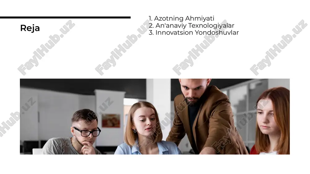 texnologiya va biotexnologiya, azot ishlab chiqarishni yanada samarali qiladi. bu jarayonlar barqaror rivojlanish uchun muhim ahamiyatga ega. kelajakdagi tadqiqotlar azot olish texnologiyalarining innovatsion yondoshuvlari qishloq xo'jaligi va sanoat uchun muhimdir. barqaror va ekologik toza texnologiyalarni rivojlantirish orqali biz kelajakda azot yetkazib berish jarayonlarini yaxshilashimiz mumkin. ushbu yondoshuvlar jamiyat va tabiat uchun foydali bo'ladi. xulosa