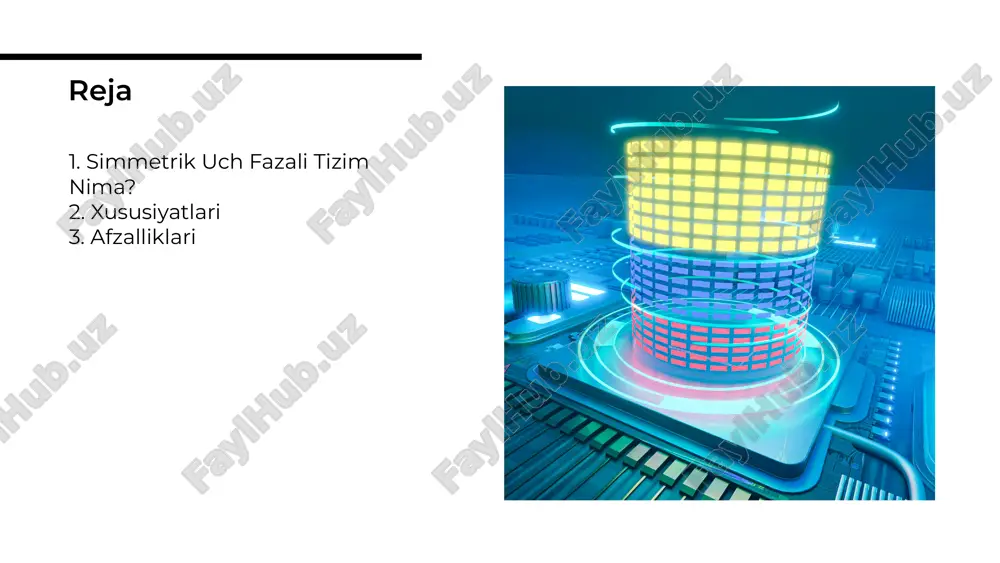 simmetrik uch fazali tizim va uning xususiyatlari - Page 2