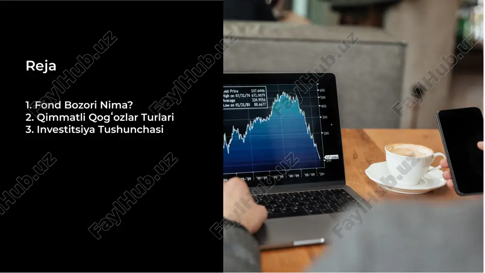 h uchun turli strategiyalar ishlab chiqish zarur. diversifikatsiya, uzoq muddatli investitsiyalar va kengaytirilgan portfel yaratish muhimdir. investitsiya strategiyalari yuqori riskli investitsiyalar yuqori daromad keltirishi mumkin, lekin ular katta yo'qotishlar xavfini ham o'z ichiga oladi. investorlar har doim ehtiyotkorlik bilan yondashishlari kerak. yuqori riskli investitsiyalar fond bozori va qimmatli qogʻozlar muomalasi investitsiya jarayonida muhim o'rin tutadi. tahlil va strategiyalar yordamida investorlar muvaffaqiyatga erishishlari mumkin. xulosa