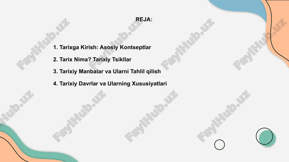 . 01 02 03 tarixiy davrlar va ularning xususiyatlari a c d b tarixga kirish davrida insonlar o'tmish voqealarini yozib, tushunishga harakat qiladilar. bu jarayon hozirgi zamonga qadar davom etmoqda. tarixiy davrlar inson jamiyatining rivojlanishini, madaniyat va madaniyat o'zgarishlarini o'rgatadi. har bir davr o'ziga xos xususiyatlarni taqdim etadi. tarixiy davrlarni o'rganish inson tushunchasini kengaytiradi, saboqlik va tajribalarni ajratishga yordam beradi. bu esa kelajak uchun asosiy qadriyatdir. tarixni o‘rganishning asosiy usullari tarixga kirishda asosiy usullar muhim ro‘l o‘ynaydi. tadqiqotda manbalarni tahlil qilish va voqealarni tushunishga yordam beradi. bu usullar muhimdir. tarixni o‘zlashtirishda muhimingizdan biri ashyoviy dalillar va yozma manbalardan foydalanishdir. bu metodlar voqealarni aniq va to‘g‘ri anglashga yordam beradi. tarixni o‘rganishda metodlarni to‘g‘ri tanlash muhim. analitik va komparativ usullar yordamida biz kelajak uchun muhim bilimlar olamiz. 01 03 02 tarixiy shaxslar va ularning roli tarixga kirish bo‘limida biz o'tgan davrlarning muhim voqealarini va ularni o'zgartirgan shaxslarni o'rganamiz. bu yuzaga kelgan yuksak …