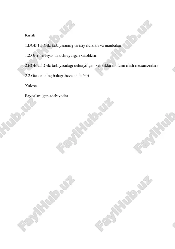 iqib ketgan bo‘lsa, mulzam bo‘lib qolasiz. shunday hollar 4-5 marta qaytarilsa, 2.14. tarbiyaning asosi oilada shakllanadi 90 bolangizning sizga bo‘lgan ishonchi yo‘qoladi. gapingizga ishonmay qo'yadi. obro‘yingiz ketadi. shuning uchun o‘zingizga ishonmasangiz va’da bermang. uddasidan chiqa oladigan ishga va’da bering. bo‘lmasa, yaxshisi, bolaga va’da bemiaganingiz ma’qul. aks holda bola ham katta bo‘lganda odamlarga va’da berib, uni bajarmasa ham bo‘lar ekan, degan xulosaga kelib qolishlari mumkin. farzandlaringizning hammasining tug‘ilgan kunlarini bir xil mehr bilan ulami teng ko‘rgan holda o‘tkazishga harakat qiling. birini ikkinchisidan kam ko‘rmasligingiz lozim. bolalaringizning tug‘ilgan kunlarini oilaviy, sodda o‘tkazishga o‘rgating. farzandlaringizning tug‘ilgan kunida oila a’zolaringizning ishdan yoki o‘qishdan vaqtliroq kelishlariga odatlantiring. oldindan kelishib, farzandingizni tug‘ilgan kuni bilan tabriklash uchun unga yoqadigan eng kerakli biron-bir sovg‘a xarid qiling. yoki o‘zi anchadan beri olib bering, deb yurgan narsasini olib bering. dasturxonga yaxshi ko‘radigan taomi, shirinliklari va mevalarini tayyorlang. shu kuni tug‘ilgan kuni nishonlanayotgan bolangizni kundalik ishlardan ozod qiling. qolgan farzandlaringiz barcha …