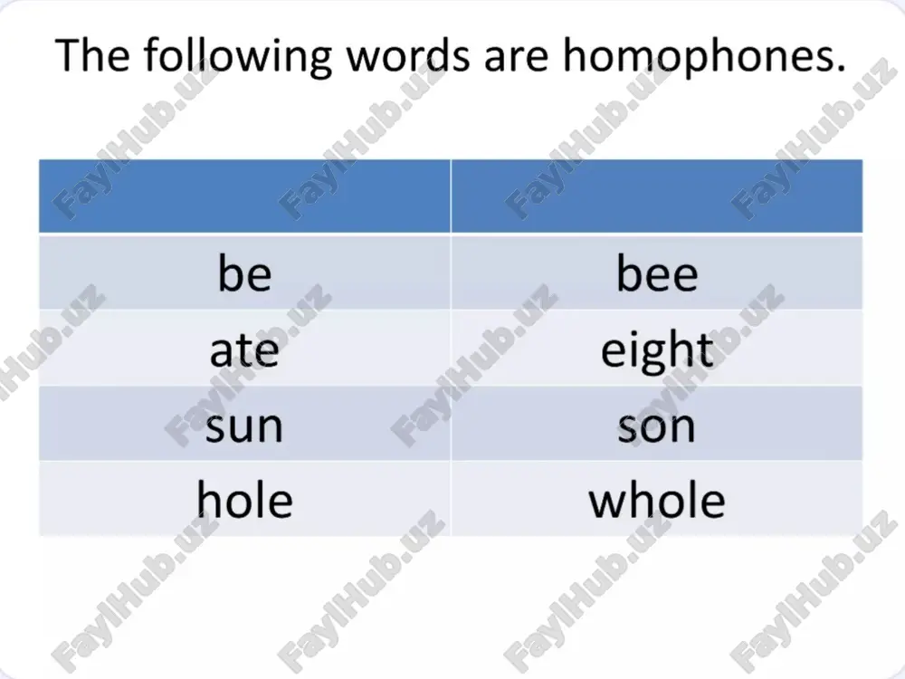 homophones - Page 2