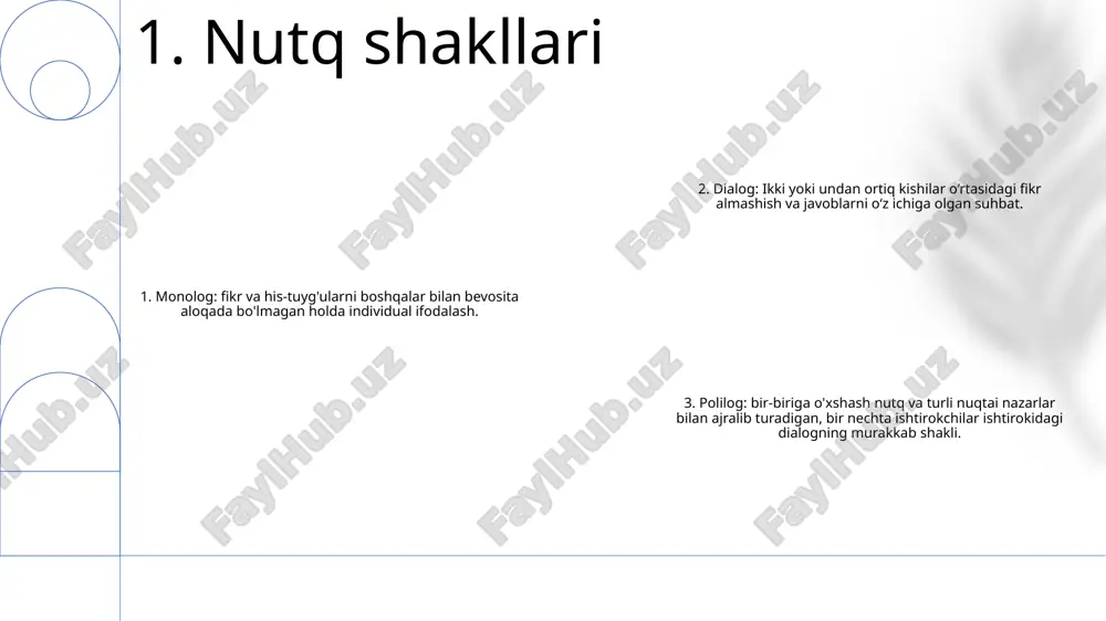 i, oddiy, kundalik so'zlarni ishlatadi va murakkab yoki texnik atamalardan qochadi. suhbat ohangi: u kundalik hayotda gapiradigan odamlarga o'xshash suhbat ohangini qabul qiladi va o'quvchilarning xabar bilan bog'lanishini osonlashtiradi. norasmiy til: past uslubda ko'proq shaxsiy va o'zaro bog'liq yozish tajribasini yaratish uchun norasmiy til, jumladan, so'zlashuv so'zlari, jaranglar va qisqartmalar qo'llaniladi. 5. past uslub 1. rasmiy uslub (rasmiy uslub): rasmiy hujjatlar, rasmiy nutqlar va ish xatlarida qoʻllaniladi. shaxssiz til, rasmiy grammatika va murakkab lug'at bilan tavsiflanadi. 2. norasmiy uslub (norasmiy uslub):kundalik nutqda, norasmiy yozishda va shaxsiy muloqotda qoʻllaniladi. shaxsiy til, tasodifiy grammatika va so'zlashuv lug'ati bilan tavsiflanadi. 3. neytral uslub (neytral uslub): rasmiy va norasmiy uslublar aralashmasi. ilmiy matnlar, akademik maqolalar va yangiliklar maqolalarida qo'llaniladi. ob'ektiv tilni aniq va ixcham yozish bilan birlashtiradi. 6. norasmiy uslub so'zlashuv uslubi: suhbat va norasmiykollokvial uslub og'zaki tilga taqlid qiladi, qisqarishlar, so'zlashuv va norasmiy lug'atni o'z ichiga oladi. u iliq, shaxsiy ohangni bildiradi va …