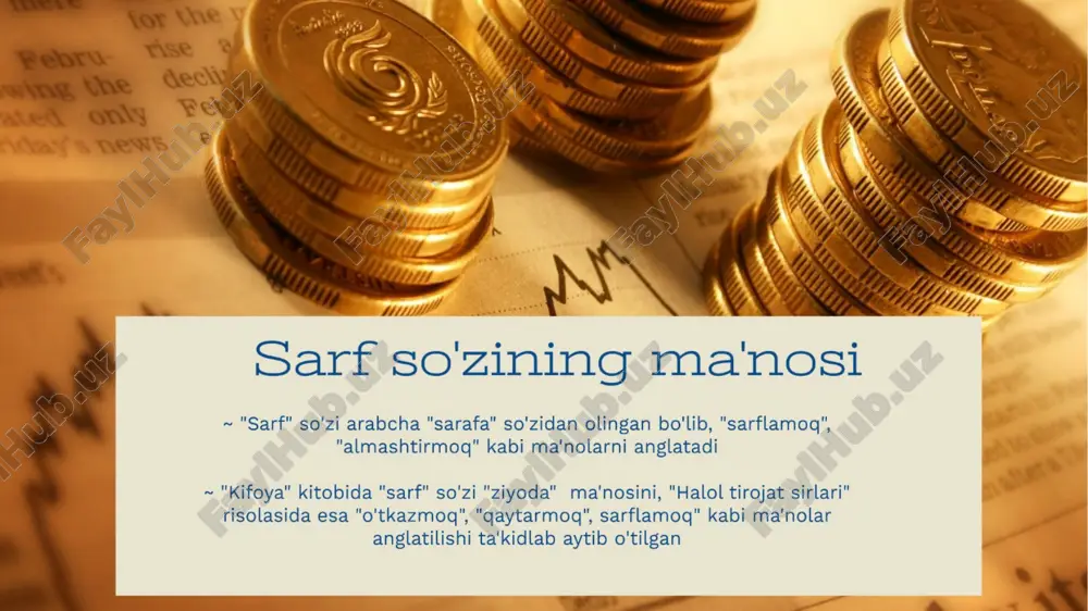 islom iqtisodiyotida sarf masalasi. - Page 2