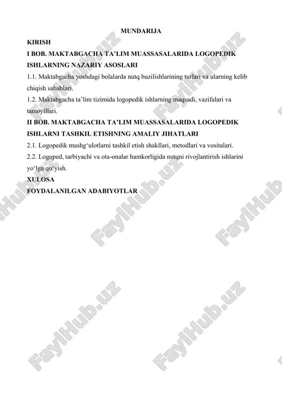 gopedik faoliyatning samaradorligi ko‘p jihatdan logopedning kasbiy mahorati, metodik yondashuvi va bola psixologiyasini chuqur bilishiga bog‘liqdir. bugungi kunda logopediya sohasi nutq buzilishlarini tuzatishning turli zamonaviy metodlari, interaktiv mashg‘ulotlar, o‘yinli yondashuvlar va innovatsion texnologiyalar bilan boyitilmoqda. maktabgacha ta’lim muassasalarida logopedik ishlarni tashkil etishda har bir bola individual ravishda tahlil qilinadi, uning nutqiy, eshitish, diqqat, xotira va tafakkur jarayonlari hisobga olinadi. shuningdek, bolalar bilan olib boriladigan mashg‘ulotlarda o‘yin elementi, vizual ko‘rgazmalilik va harakatli faoliyat muhim o‘rin tutadi. logopedik ishlarning samarali tashkil etilishi uchun ta’lim muassasasi rahbariyati, tarbiyachilar va ota-onalar o‘rtasidagi hamkorlik zarur. chunki bola bilan faqat logoped mashg‘ulotlarida emas, balki uy sharoitida, kun tartibi davomida ham to‘g‘ri nutqiy muhit yaratilgandagina barqaror natijalarga erishish mumkin. shu nuqtai nazardan, logoped, tarbiyachi va ota-onalar o‘rtasidagi o‘zaro aloqalar tizimli ravishda yo‘lga qo‘yilishi, ularning birgalikdagi harakati orqali bola nutqini rivojlantirishga qulay sharoit yaratilishi lozim. so‘nggi yillarda mamlakatimizda maktabgacha ta’lim tizimini takomillashtirish, bolalar uchun sifatli tarbiya va ta’lim …