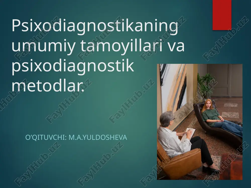 entida vujudga keladigan emotsional zo’riqish, tadqiqot natijalarini o’zgartirib yuborishga intilish kabi sinaluvchiga xos xususiyatlami bartaraf etish imkonini beradi ekperimentning yana ikki turi-aniqlovchi eksperiment va shakllantiruvchi eksperiment ham ajratiladi. aniqlovchi eksperimentda bola psixik taraqqiyotga xos muayyan xususiyatlar qayd etiladi. masalan, ota-onalar o’rtasidagi nizolarning bola emotsional holatiga ta’sirini aniqlash mumkin. buning uchun nizoli oilada voyaga etayotgan bolalarni aniqlash va ulaming emotsional sohasini o’rganish hamda olingan natijalami boshqa bolalarning natijalari bilan solishtirishi kerak bo’ladi. natijada shunday hodisa-ota-onalaming o’zaro nizosi va bola emotsional rivojlanishi o’rtasida aloqadorlik mavjudligini ta’kidlaydi. shakllantiruvchi eksperimentda sinaluvchiga faol ta’sir ko’rsatilishi oqibatida unda ro’y beradigan o’zgarishlar aniqlanadi. masalan, ota-ona o’rtasidagi munosabatni yaxshilash bola emotsional sohasiga qanday ta’sir ko’rsatishini aniqlash mumkin. buning uchun ota-onasi o’rtasidagi munosabat yaxshilangani bolalar emotsional sohasiga xos xususiyatlar bilan ota-onasi o’rtasidagi munosabat nizoli bo’lib qolayotgan bolalar emotsional xususiyatlarini o’zaro solishtirish yoki bolaning avvalgi emotsional xususiyatlari bilan keyingilarmi o’zaro qiyoslash mumkin. so’rov. so’rov - tadqiqotchi va respondentning bevosita yoki …