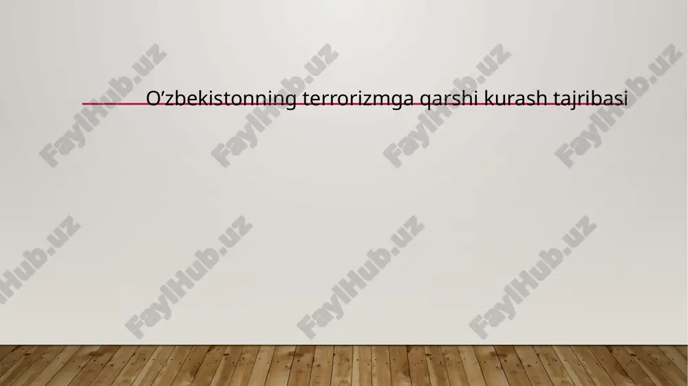 hun eng ustuvor vazifaga aylanib bormoqda” deb so'zlaganlar. ta'kidlash joizki, turli ekstremistik va terroristik tashkilotlar markaziy osiyo davlatlaridagi ijtimoiy-siyosiy vaziyatni izdan chiqarishga qaratilgan faoliyatini davom ettirmoqda. shu nuqtai-nazardan, muhtaram prezidentimiz sh.m.mirziyoyev jahon hamjamiyati e'tiborini markaziy osiyoda xavfsizlik va barqarorlikni ta'minlash maqsadida amaliy hamkorlikni yanada mustahkamlash, terrorizm va ekstremizm, transmilliy jinoyatchilik va narkotrafik tahdidlariga qarshi samarali kurashishni bmt preventiv diplomatiya usullaridan foydalangan holda, shuningdek, mdh, shht, exht va boshqa nufuzli xalqaro hamda mintaqaviy tuzilmalar mexanizmlari doirasida ta'minlash mumkin ekaniga, xavfsizlikka tahdidlarni “o'ziniki va o'zgalarniki” deb ajratishdan voz kechish, “yaxlit xavfsizlik” tamoyiliga amalda rioya qilish zarurligiga qaratmoqda. o'zbekiston ekstremizm va terrorizm tahdidlari va zararlarini boshidan kechirgan mamlakat hisoblanadi. yurtimizda ushbu illatlarga qarshi kurashish, uning sabablarini oldini olish bo'yicha jahon hamjamiyatiga namuna bo'la oladigan darajada o'ziga xos tajriba shakllangan. respublikamizda prezidentimiz boshchiligida hukumatimiz tomonidan ekstremizm va terrorizmga qarshi kurash borasida jahon hamjamiyati uchun namuna bo'lishi mumkin bo'lgan samarali ishlar qatorida quyidagilarni qayd etish …