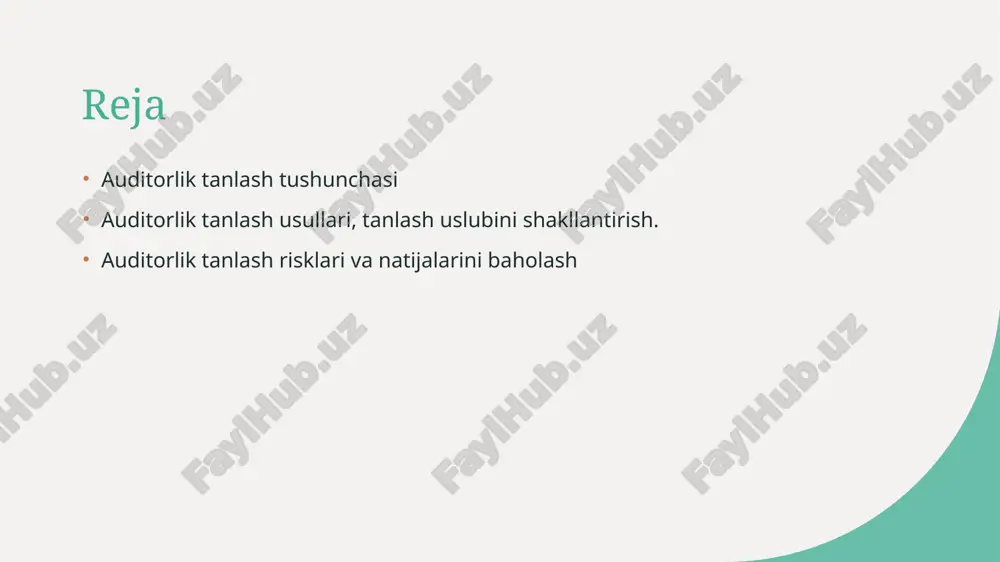sh auditor tanlov jarayonining birinchi bosqichi tanlov shartlarini belgilash va e'tiborli mutaxassislar tanlovida boshlangan ish jarayonini o'z ichiga oladi. 2 kandidatlar tanlov tanlov bosqichida, kandidatlar bilan muloqotlar olib boriladi va ularning auditorlik bilan bog'liq tajribalari va malakalari tekshiriladi. 3 intervyu olib borish auditor tanlov jarayonining keyingi bosqichi - potentsial auditorlarni intervuyu yoki sinovdan o'tkazish. ular bilan ish faoliyatlarini baholashning muhim qismi. 4 ehtiyojlar tekshirish tanlov bosqichining oxirgi qismi - kandidatning ehtiyojlarini tekshirish va ularning auditorlik lavozimiga mosligini baholash. bu jarayon auditor tanlovida katta rolini o'z ichiga oladi. auditorlik sohasiga qiziqtiradigan yangiliklar va zamonaviyliklar 01 auditorlik sohasidagi yangiliklar auditorlik sohasidagi yangiliklar, texnologiyalar va avtomatlashtirishning o'rni, hisob-kitob tizimlari va xavfsizlik sohasidagi yangiliklar kabi mavzularni qamrab oladi. 02 zamonaviyliklarning o'zgarishi auditorlik sohasidagi zamonaviyliklarning o'zgarishi, xizmatlarning personal sifati, xizmatlar va mahsulotlar uchun so'rovlarni qayta o'rganish va qo'llab-quvvatlashni talab qiladi. 03 texnologiyalar va innovatsiyalar auditorlik sohasidagi texnologiyalar va innovatsiyalar, xizmatni sifatini oshirish, ma'lumotlar analitikasi va …
