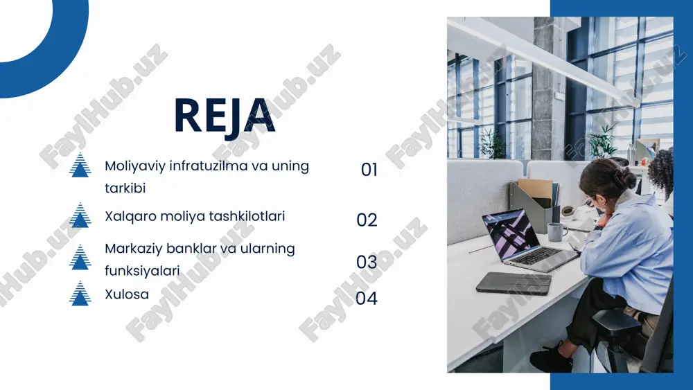 tashkilotlar moliyaviy tashkilotlar – bu moliyaviy resurslarni boshqarish, kredit berish, investitsiyalarni yo'naltirish va to'lov xizmatlarini ko'rsatish bilan shug'ullanadigan muassasalardir. ular iqtisodiyotning barqaror ishlashini ta'minlaydi va kapitalning samarali taqsimlanishida muhim rol o'ynaydi. moliyaviy tashkilotlar modomiki, davlat qonun yaratuvchi va ularning bajarilishini nazorat qiluvchi organ hisoblanar ekan, u moliyaviy tizimni tartibga solish bo'yicha to'liq javobgardir. dunyoning eng taraqqiy etgan mamlakatlaridan biri bo'lgan aqshda ham, boshqa davlatlarda ham moliyaviy tizimni tartibga solish bo'yicha ba'zi masalalarni bajarish ma'lum bir moliyaviy sektor qatnashchilari assotsiatsiyasi ѐki fond birjalariga o'xshash xususiy sektor muassasalarining vakolatiga o'tkaziladi. markaziy banklar markaziy banklar – bu asosiy funktsiyasi moliyaviy bozorning ma'lum parametrlariga, masalan, muomaladagi pul miqdoriga ta'sir etish orqali davlat siyosati vazifalarini amalga oshirishga ko'maklashishdan iborat bo'lgan moliyaviy vositachilardir. markaziy banklar faoliyati ba'zi davlatlarda davlat ijroiya organlarining bevosita nazorati ostida bo'lsa, boshqa davlatlarda ular ma'lum darajada avtonomlik (mustaqillik)ka egadirlar. markaziy bank odatda davlat to'lov tizimining yuragi hisoblanadi. u davlatni milliy valyuta bilan …