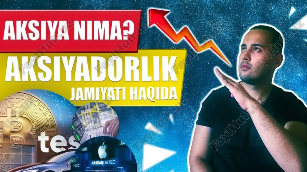 angan menejerlar tomonidan amalga oshiriladi. aksiya — qimmatli qog‘oz bo‘lib, uning ustiga bahosi — nominal qiymati yozib qo‘yilgan bo‘ladi aksiyadorlik jamiyatini tashkil etish jamiyatni yangidan ta’sis etish va (yoki) mavjud yuridik shaxsni qay ta tashkil etish (qo‘shib yuborish, birlashtirish, bo‘lish, ajratib chiqarish, qayta tuzish) yo‘li bilan tuzilishi mumkin. aksiyadorlik jamiyatlari ustav kapitalining minimal miqdori 1 600 mln. so‘mni tashkil etadi. jamiyat ning ustav fondi aksiyadorlar sotib olgan jamiyat aksiyalarining nominal qiymatidan tashkil topadi. aksiya – bu uning egasi aksiyadorlik jamiyati kapitaliga o‘zining ma’lum hissasini qo‘shganligiga va uning foydasidan dividend shaklida daromad olish huquqi borligiga guvohlik beruvchi qimmatli qog‘oz. aksiyaning nominal qiymati – aksiyaning o‘zida belgilab qo‘yilgan qiymati jamiyat chiqaradigan barcha aksiyalarning nominal qiymati bir xil bo‘lishi lozim. aksiyalar egasining nomi yozilgan emissiyaviy qimmatli qog‘ozlar bo‘lib, ular turiga ko‘ra oddiy va imtiyozli bo‘lishi mumkin. aksiyalar mulk huquqi yoki boshqa ashyoviy huquq asosida qaysi yuridik yoki jismoniy shaxsga tegishli bo‘lsa, o‘sha yuridik …