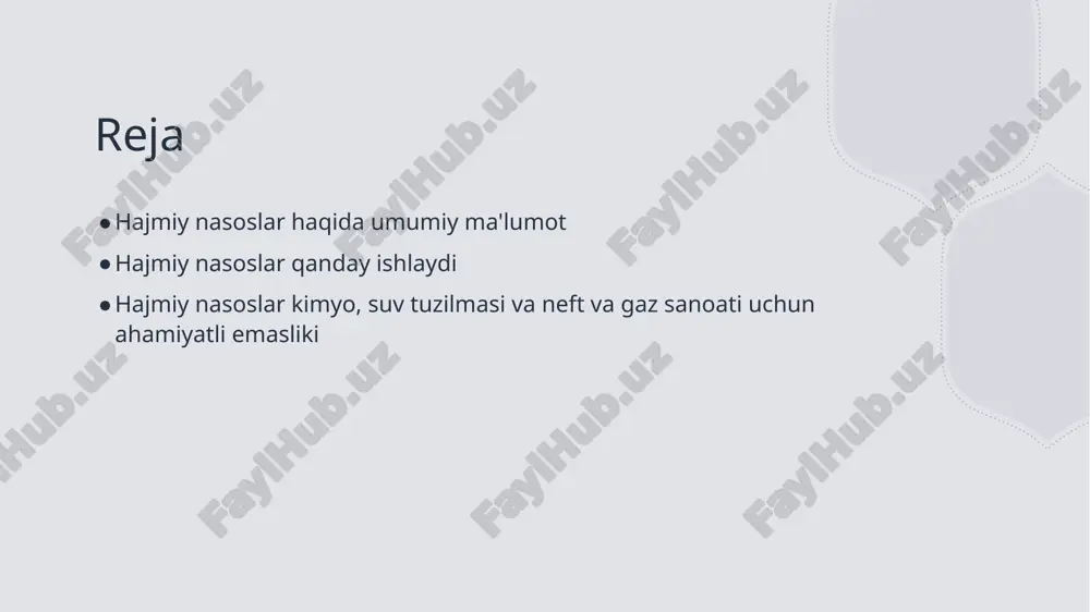 rida qo'llanilishi hajmiy nasoslar, kimyoviy ishlash sohalarida suvni o'tkazish, kimyoviy moddalar bilan ta'minlash va reaksiyalarni amalga oshirish uchun juda muhim ahamiyatga ega. 4 neft va gaz sanoati neft va gaz sanoati sohasida hajmiy nasoslar, shuningdek, neftni o'lchash, yuvish va transportlash jarayonlarida keng qo'llaniladi. ular, sanoatning barqarorlik va islohotlarida muhim o'rin egallaydi. hajmiy nasoslar haydovchilik prinsiplari hajmiy nasoslar haydovchilik prinsiplari quyidagi ilovalar bilan amalga oshiriladi: - yuqori to'liqlik; - malumotlarga ega bo'lish va tajriba; - kuchli dizayn va innovatsiyalar. photo by loic leray on unsplash hajmiy nasoslar texnikasi va ishlab chiqarilishi 1 hajmiy nasoslar texnikasi hajmiy nasoslar texnikasi, sifatli sular, kerosin va boshqa kimyoviy moddalar bo'yicha ishlab chiqariladi. ularning dizayni, ishlab chiqarish jarayoni va xususiyatlari muhimdir. 2 ishlab chiqarilish jarayoni hajmiy nasoslar ishlash prinsiplari, qurilmalar, va texnikasi bir qatorda tahlil qilinadi. ularning ishlab chiqarilishi kimyoviy moddalar va texnologiyalarni o'rganishda yirik ahamiyatga ega. 3 xususiyatlari hajmiy nasoslar tez-tez ishlab chiqarishda va energiya …