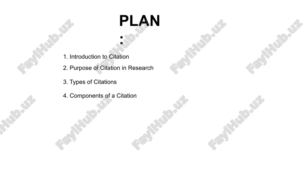 itle, publication date, and publisher, allowing readers to locate the original material effectively. citations are crucial in academic writing to give credit to original authors, avoid plagiarism, and support your arguments with credible evidence from reliable sources. understanding the components of a citation helps in correctly referencing sources, ensuring clarity, consistency, and adherence to specific citation styles like apa or mla. 01 03 02 common citation styles citations are essential in academic writing, providing credit to original authors and supporting the credibility of your research. proper citation prevents plagiarism effectively. common citation styles include apa, mla, and chicago, each with unique formatting rules for citing sources, references, and bibliography entries clearly and consistently. choosing the right citation style depends on your discipline or publisher requirements, ensuring your work adheres to accepted standards and maintains scholarly integrity. 02 01 03 overview of citation tools 01 02 04 citations are essential for …