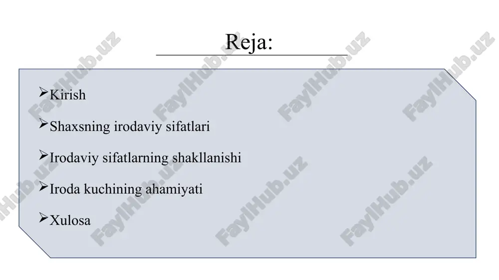 faqat nazariyada emas, amalda rivojlanadi. ya’ni, inson biror ishni bajarayotganda, ayniqsa qiyin ishlarni, iroda asta-sekin kuchayib boradi. ✅ faoliyat orqali: har bir bajarilgan vazifa, ayniqsa og‘iri — ichki irodani shakllantiradi. sport bilan shug‘ullanish, muntazam o‘qish, reja asosida ishlash — bular irodaning “mashqlari”dir. ✅ tajriba orqali: har safar to‘siqni yengganingizda — sizning irodangiz bir pog‘ona yuqoriga ko‘tariladi. tajriba — hayotiy saboqlardir. ular orqali siz nimani uddalay olishingizni bilib borasiz. iroda kuchining ahamiyati qaror qabul qilishda inson har kuni ko‘p tanlovlar oldida turadi — qiyin yoki oson yo‘lni tanlash, foydali yoki zararli ishni qilish. iroda kuchli bo‘lsa, inson ongli, to‘g‘ri qaror qabul qiladi. 🟢 masalan: yotib olish oson, lekin o‘qishga borish kerak — iroda kuchi sizni to‘g‘ri yo‘lga boshlaydi. qiyinchiliklarni yengishda hayotda har kim muammoga duch keladi. iroda kuchi bor inson muammolardan qochmaydi, ularni bardosh va qat’iyat bilan yengadi. 🟢 masalan: biror loyihani boshladingiz, ammo qiyin bo‘lib qoldi. iroda bo‘lsa — taslim …