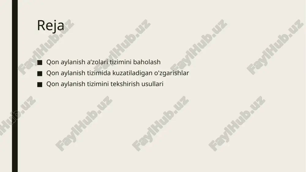 pka venalarini hosil qiladi. bu venalardan arterial qon chap bo'lmachaga, undan chap qorinchaga tushadi. kislorod bilan to'yingan qon chap qorinchadan aorta va arteriyalar tarmog'i orqali butun organizmga tarqaladi. arteriyalar kichikroq kalibrdagi tomirlarga bo'linib borib, kapillyarlar bilan tugallanadi. kapillyarlarning diametri 7-8 mkmni tashkil etadi. kapillyarlar yarim o'tkazuvchi bir qavat hujayralardan tuzilgan. kapillyarlardan oqib kelgan qon kislorod va oziq moddalarni hujayralarga beradi va ishlangan mahsulotlarni o'ziga singdirib oladi. kapillyarlarning arterial va venoz tirsagi bor. kapillyarlarning ko'pgina qismi odatda puchaygan holatda bo'lib, dam olib turadi. puchayib turgan shu kapillyarlar jismoniy zo'riqish paytida qon bilan to'lishadi. organizmdagi barcha a'zo va to'qimalar kapillyarlaridan qon venalarga yig'iladi va ular o'ng bo'lmachaga oqib keladi. qon aylanish tizimi. qon aylanish tizimi ikkita - katta va kichik qon aylanish doirasiga bo'linadi. tomirlar tizimining bir qismi, ya’ni o'ng qorinchadan o'pka arteriyasining chiqish joyidan to o’pka venasining chap bo'lmachaga quyilish joyigacha bo'lgan qismi kichikqon aylanish doirasi deyiladi. tomirlar tizimining qolgan qismi, …
