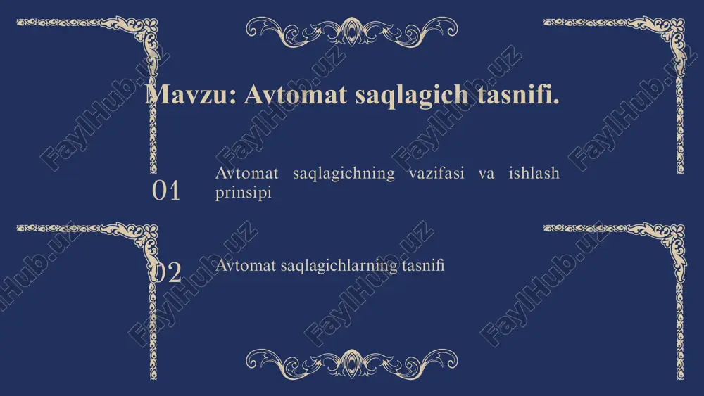 ini uzadi. yuklamasi katta bo‘lgan elektr tarmoqlarida qo‘llaniladi. qutblar soniga ko‘ra tasnifi avtomat saqlagichlarni tanlash va ulardan foydalanish me’yorlari avtomat saqlagichlarni to‘g‘ri tanlash va ularni belgilangan me’yorlarda ishlatish elektr tarmoqlarining xavfsizligi hamda barqaror ishlashi uchun juda muhimdir. quyida bu jarayonning asosiy talablari keltiriladi: nominal tokni to‘g‘ri tanlash avtomat saqlagichning nominal toki iste’molchi qurilmalarning ish toki bilan mos bo‘lishi kerak. agar avtomatning nominal toki juda kichik bo‘lsa, u tarmoqda har doim ortiqcha yuklama deb hisoblab, tez-tez uzilib qoladi. aksincha, juda katta tok tanlansa, himoya o‘z vaqtida ishlamaydi. nominal kuchlanish bo‘yicha tanlash avtomat saqlagich o‘rnatiladigan tarmoqning kuchlanishiga mos bo‘lishi kerak. masalan, 220 v bir fazali tarmoqlar uchun bitta qutbli, 380 v uch fazali tarmoqlar uchun esa uch yoki to‘rt qutbli avtomatlar tanlanadi. xulosa: avtomat saqlagichlar elektr tarmoqlarida xavfsizlikni ta’minlovchi eng muhim himoya vositalaridan biridir. ular ortiqcha yuklama yoki qisqa tutashuv holatlarida elektr zanjirini avtomatik ravishda uzib, qurilmalar va simlarni shikastlanishdan saqlaydi. avtomat …