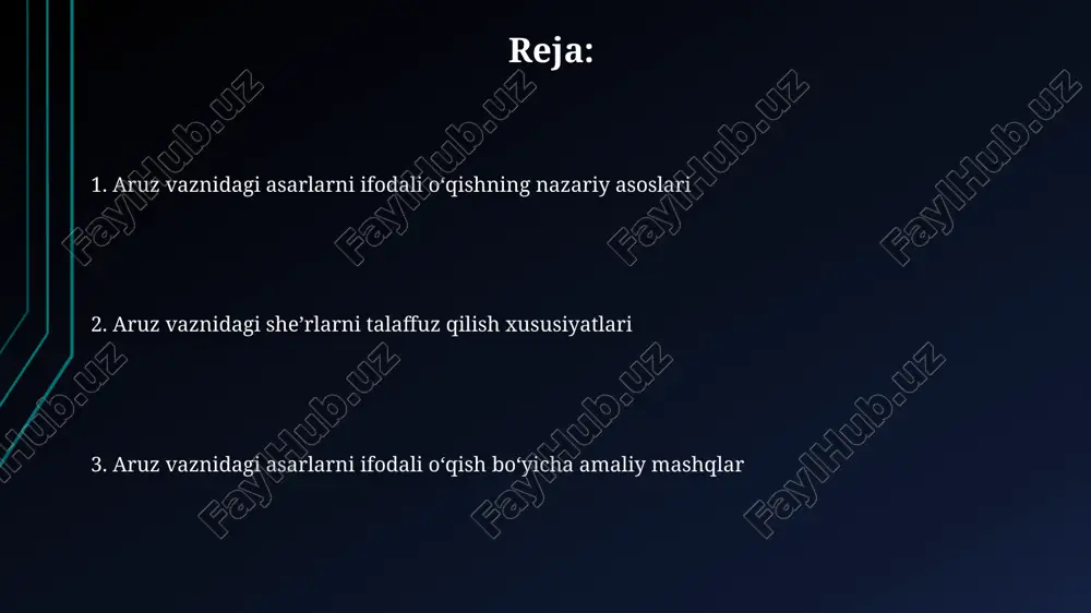 al vazni) hisobga olish zarur, ta'sirchanlik uchun talaffuz ahamiyatli. e'tiboringiz uchun rahmat
