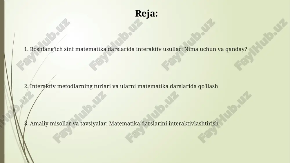 'ring, keyin o'quvchilarning fikr-mulohazalariga asoslanib, ikkinchi chorakda 5 ta murakkab usulga o'ting. e'tiboringiz uchun rahmat