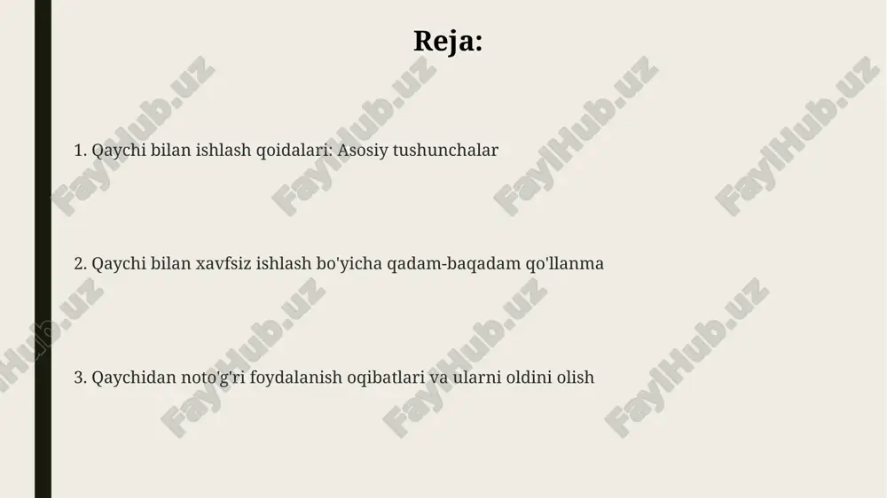 qaychidan foydalanish qoidalari - Page 2