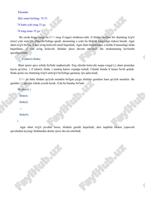 mantiqiy solishtirish operatorlari - Page 2