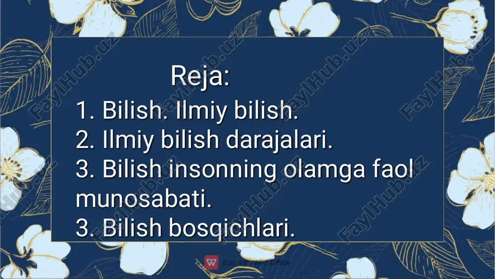 bilish falsafasi - Page 2