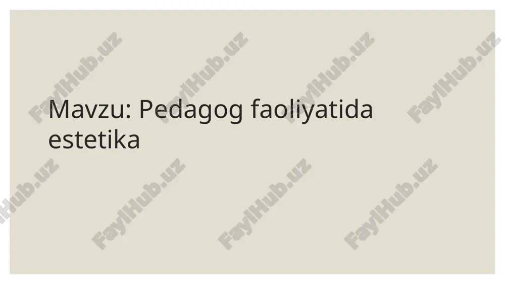 pedagog faoliyatida estetika - Page 2