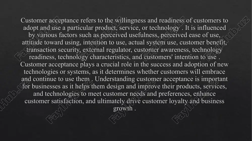 xpectations in terms of performance, durability, and overall quality. ensuring high-quality standards is crucial for building trust and loyalty. pricing and value the perceived value of a product, relative to its price, is a significant factor in consumer acceptance. consumers seek products that offer a fair balance between cost and the benefits they receive. brand reputation a strong, positive brand reputation can greatly influence consumer acceptance. consumers are more inclined to try and continue using products from brands they trust and perceive as reputable. emotional connection consumers are often drawn to products that evoke positive emotions or align with their personal values and lifestyle. creating an emotional connection can increase the likelihood of consumer acceptance. the role of marketing in consumer acceptance raising awareness effective marketing plays a crucial role in raising awareness about a product or service among potential consumers. it helps introduce the offering, highlight its unique features, …