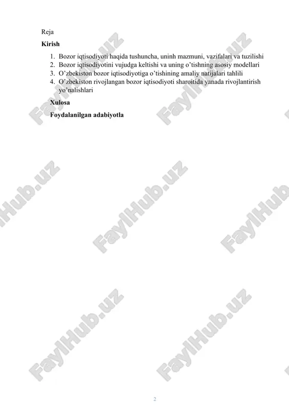lashuvchanlik va konvertatsiya qilish qobiliyati - bu turdagi iqtisodiy tizimlarga doimiy qiziqish uyg`otadigan xususiyatlar va xususiyatlar. xx asrning 90-yillari o`zbekiston tarixida tub o`zgarishlar davri sifatida e`tirof etiladi.1991 yilda o`zbekiston xalqining asriy orzulari ro`yobga chiqdi: o`zbekiston mustaqillikka erishdi. mamlakatimiz jahon hamjamiyatining teng huquqli a`zosiga aylandi, yangi jamiyat qurish uchun tub o`zgarishlar va islohotlar amalga oshirila boshlandi. mustaqillikning dastlabki yillarida respublikaning o`z taraqqiyot yo`lini belgilash, vatanimizni erkin, kuchli va ravnaq topayotgan mamlakatga aylantirish eng birinchi galdagi masala bo`lib qoldi. davlat mustaqilligini qo`lga kiritish natijasida o`zbekiston uchun iqtisodiy va ijtimoiy taraqqiyotning, madaniy va ma`naviy yangilanishning keng istiqbollari ochildi. iqtisodiy islohotlarning muhim natijalari yildan yilga o`zining ijobiy samarasini berayotganligini har bir soha va tarmoqda barqaror o`sish sur`atlari orqali ko`rishimiz mumkin. shunday bo`lsada aksariya sohalarda bozor prinsiplari amal qilmaydi, yoki o`sish faqat raqamlardan iborat bo`lib qolgan. bu haqida mamlakatimiz rahbari sh.m. mirziyoyev “agar biz yurtimizda barqaror iqtisodiyot qurmoqchi bo`lsak, dunyodagi rivojlangan mamlakatlar kabi boy va …