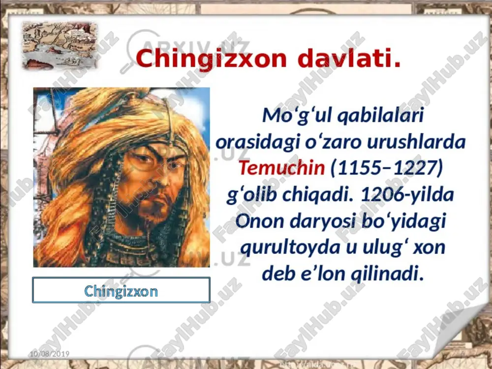 chingizxon mo'g'ul qabilasini birlashtirishi - Page 2