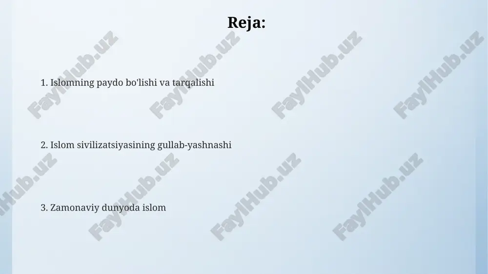 islom dini tarixi - Page 2
