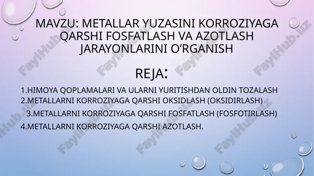 metallarni korroziyadan himoya qilish - Page 2