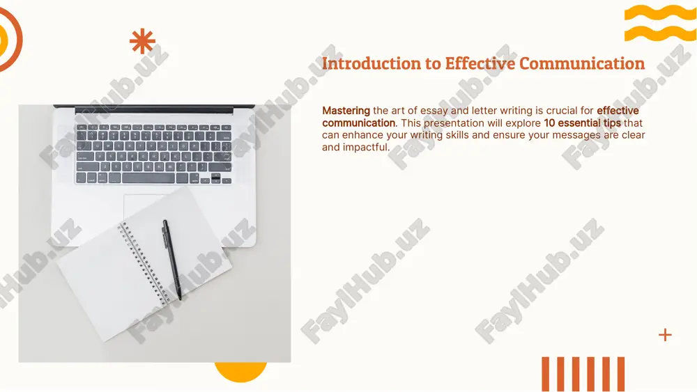 oherence. a well-polished piece reflects professionalism and attention to detail. seek feedback don't hesitate to seek feedback from peers or mentors. constructive criticism can provide new perspectives and help you improve your writing skills significantly. practice regularly like any skill, regular practice is essential for mastering writing. set aside time each week to write essays or letters. the more you practice, the more proficient you will become. by following these 10 essential tips, you can significantly enhance your essay and letter writing skills. effective communication is a valuable asset that opens doors to opportunities and success. conclusion: enhance your writing thanks!