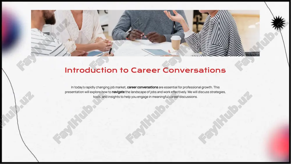 o adapt your career strategies accordingly. engaging in ongoing career conversations will help you remain flexible and open to new opportunities. utilizing online platforms online platforms are invaluable for career conversations. utilize linkedin, professional forums, and webinars to connect with others in your field. these platforms can facilitate networking and provide resources for career development. preparing for career conversations preparation is key to successful career conversations. research the individuals you will meet, prepare thoughtful questions, and outline your objectives. being well-prepared will help you make a positive impression and achieve your conversation goals. navigating difficult conversations not all career conversations will be easy. learn to navigate diicult topics such as salary negotiations or performance feedback. approach these discussions with a solution-oriented mindset and remain professional to foster constructive dialogue. building a personal brand your personal brand is a reflection of your professional identity. cultivate your brand by showcasing your skills, …