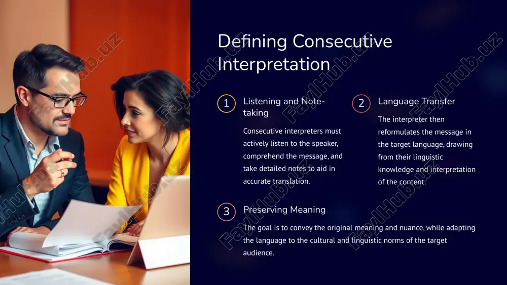 the subject matter and familiarizing oneself with key terminology can help mitigate lexical challenges. 2 clarification asking the speaker to rephrase or elaborate on unfamiliar terms or expressions can help the interpreter better understand the context. 3 improvisation skilled interpreters can often find creative ways to convey the meaning of a term or idiom, even if a direct translation is not possible. 5 importance of terminology preparation comprehensive glossaries maintaining extensive glossaries of subject-specific terminology can help interpreters quickly reference and recall key terms. in-depth research thoroughly researching the background and context of an interpretation assignment is crucial for understanding specialized vocabulary. collaboration consulting with subject matter experts can provide valuable insights and help interpreters develop a deeper understanding of complex lexical items. 6 conclusion and key takeaways lexical challenges unfamiliar terminology, idiomatic expressions, and ambiguous language can pose significant obstacles for consecutive interpreters. preparation and strategies thorough preparation, clarification, …
