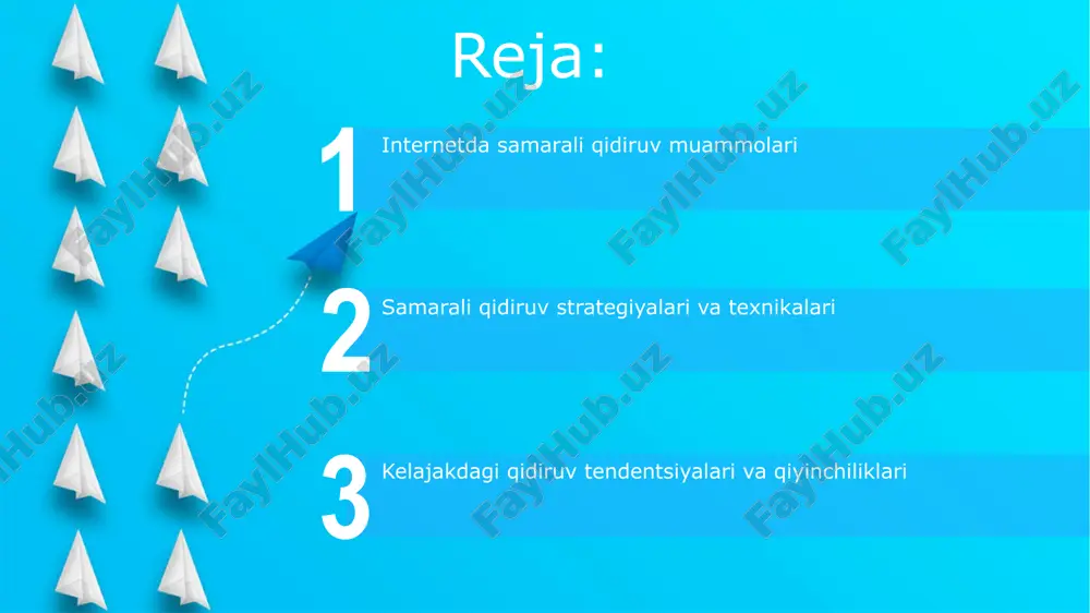 ilgan, kalit so'zlarni emas, natijada 85% aniqlikka erishish uchun nlp usullaridan foydalaniladi. tabiiy tilni qayta ishlash (nlp) qidiruv tizimlariga 90% aniqlik bilan so'rovlardagi ma'noni ajratib olishga yordam beradi, shuningdek, ularning tushunish qobiliyatini oshiradi. maxsus qidiruv tizimlari va vertikal qidiruv start maxsus qidiruv tizimlari muayyan sohalarga e'tibor qaratadi, masalan, google scholar faqat ilmiy adabiyotlarni indekslaydi va 99% aniqlik bilan kerakli ma'lumotni tezda topadi. vertikal qidiruvlar ma'lumotlarni umumiy qidiruv tizimlaridan ko'ra tezroq tuzishga qodir, misol uchun, sayohat veb-saytlarida 85% aniqlikda joy bron qilish va narxlarni solishtirish imkonini beradi. qidiruv muammolarini hal qilish uchun sun'iy intellekt va mashinalarni o'rganish sun'iy intellekt 15-20% ga qidiruv samaradorligini oshiradi, neyron tarmoqlar foydalanuvchi so'rovlariga mos javoblarni aniqlashda yordam beradi. ular semantic qidiruv va tushunishni kuchaytiradi. mashinalarni o'rganish 80% aniqlik bilan qidiruv natijalarini shaxsiylashtirishga imkon beradi. misol uchun, rekurrent neyron tarmoqlari (rnn) so'rovlardagi naqshlarni aniqlashda samarali. qidiruv natijalarini baholash va o'lchash baholashda 'precision' va 'recall' kabi metrikalar muhim. …