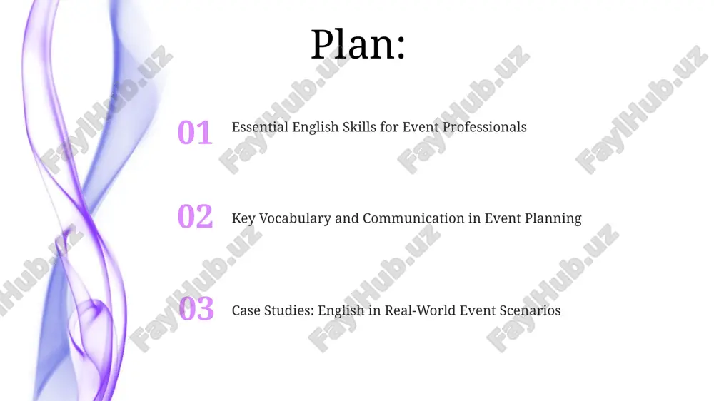 ge, avoiding jargon or overly technical terms when explaining event proposals. provide detailed budget breakdowns, including estimated costs, using excel sheets, with 10% contingency. writing professional emails and proposals use a professional tone, avoiding slang, and maintain a formal salutation and closing. proofread your message 2-3 times; even small errors can negatively impact your credibility and proposals. event proposals should clearly outline the event's objectives, target audience size (e.g., 200-300 attendees), a detailed budget breakdown showing at least 3 cost categories, and proposed timeline. craft concise subject lines (8-10 words) accurately reflecting the email's content. prioritize direct language, and avoid ambiguous terms. example: "event proposal: 2024 marketing conference." presentation skills: delivering engaging speeches incorporate "vocal variety", manipulating pitch, pace, and volume. aim for at least 5 distinct inflections per minute, maintaining audience engagement throughout the presentation. utilizing the "rule of three", present key ideas in groups of 3. this technique …