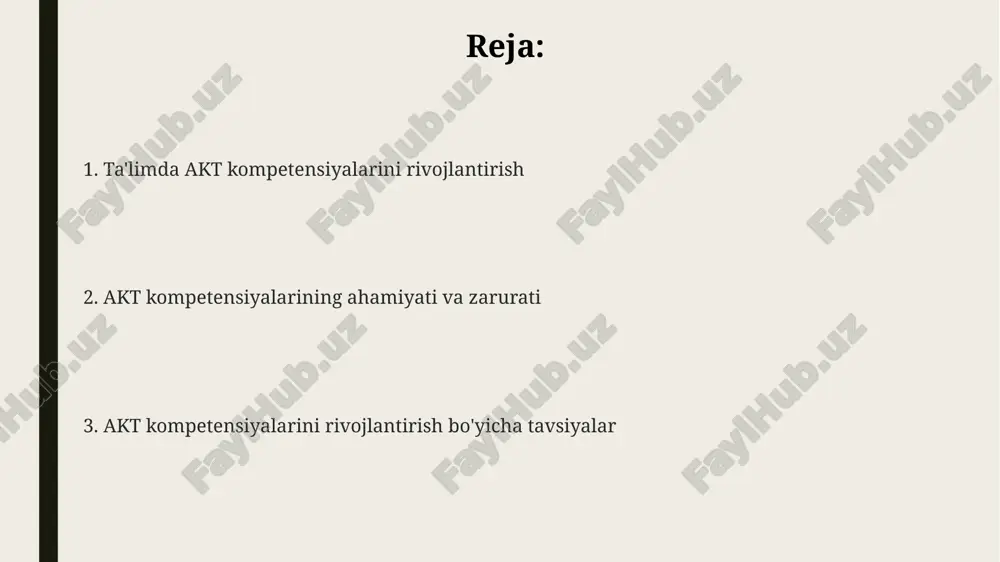 larni rubrikalar orqali o'lchash mumkin. integratsiya jarayonida texnologiyalardan darslarda faol foydalanish kerak, masalan, interaktiv doskalar va onlayn resurslar orqali, bu esa o'quvchilarning ishtirokini 60% ga oshiradi. e'tiboringiz uchun rahmat @taqdimot_robot image1.png