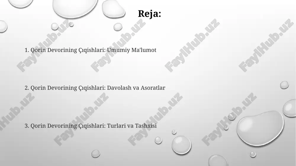 churralarda, yoki takroriy churralarda ochiq jarrohlik usuli, masalan, lichtenstein texnikasi, samarali bo'lib, butun dunyo bo'ylab, shu jumladan, aqsh va yevropa mamlakatlarida keng qo'llaniladi. qorin devori churrasini davolashda, 2023 yilda zamonaviy tibbiyotda keng tarqalgan minimal invaziv usullar, masalan, robotik jarrohlik, kam jarohatlar bilan tez tiklanishni ta'minlaydi va o'zbekistonning yirik shaharlaridagi klinikalarda mavjud. jarrohlik amalyotlari oʻzbekistonda churra operatsiyalari uchun 3 turdagi toʻr implantatlari qoʻllaniladi, ularning har biri 10 yildan ortiq kafolat muddatiga ega va xalqaro standartlarga javob beradi. samarqanddagi respublika tibbiyot markazida oʻtkazilgan tadqiqotlar shuni koʻrsatdiki, 500 bemordan 98%ida churra operatsiyasi muvaffaqiyatli oʻtkazilgan va qaytalanish hollari kam kuzatilgan. qorin devori churrasi operatsiyalarining 85% dan ortigʻi laparoskopik usulda, minimal invaziv texnologiyalar yordamida, toshkentdagi yirik klinikalarda amalga oshiriladi. qorin devorining çıqishlari: umumiy ma'lumot qorin churralarining 75% gacha inguinal mintaqada, 20% dan ko'prog'i esa femoral mintaqada joylashadi, bu esa jarrohlik amaliyotining turli usullarini talab qiladi. qorin devori churrasi 1000 dan ortiq holatlarning 50% ini tashkil …