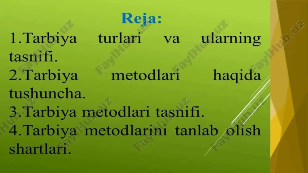 yordam berish maqsadini ko'zlaydi. ushbu jarayon, bolalarga mehnat qilishning ijtimoiy va iqtisodiy jihatlarini o'rgatish bilan birga, ularning shaxsiy rivojlanishlariga ham xizmat qiladi. ikkinchidan, mexnat tarbiyasining maqsadi, bolalarga jamoada ishlash, hamkorlik qilish va bir-biriga yordam berish ko'nikmalarini o'rgatishdir. bular, zamonaviy hayotda muvaffaqiyat qozonish uchun zarur bo'lgan asosiy qobiliyatlardir. birinchidan, mexnat tarbiyasi orqali bolalar mehnatga bo'lgan to'g'ri munosabatni shakllantiradilar. mehnatning nafaqat foydali, balki qiziqarli jarayon ekanligini tushunishlari zarur. bu, o'z navbatida, ularni faol va ijtimoiy jihatdan mas'uliyatli shaxslar sifatida tarbiyalashga yordam beradi. uchinchidan, mexnat tarbiyasi bolalarning o'z qobiliyatlarini rivojlantirishga, shaxsiy mas'uliyatni his qilishga va o'z mehnatlari bilan jamiyatga foyda keltirishga undaydi. umuman olganda, mexnat tarbiyasining maqsadi, bolalarning shaxsiy va ijtimoiy taraqqiyotlariga ko'maklashish, ularni mehnatga tayyorlash va jamiyatda faol ishtirok etishga rag'batlantirishdir. bu, ularning kelajakda muvaffaqiyatli insonlar bo'lishlariga asos yaratadi mexnat tarbiyasining vazifalari : mexnat tarbiyasi, asosan, yosh avlodni mehnatga tayyorlash, ularni mehnat etikasiga o'rgatish va ijtimoiy faoliyatga jalb qilish maqsadlarini ko'zlaydi. ushbu …