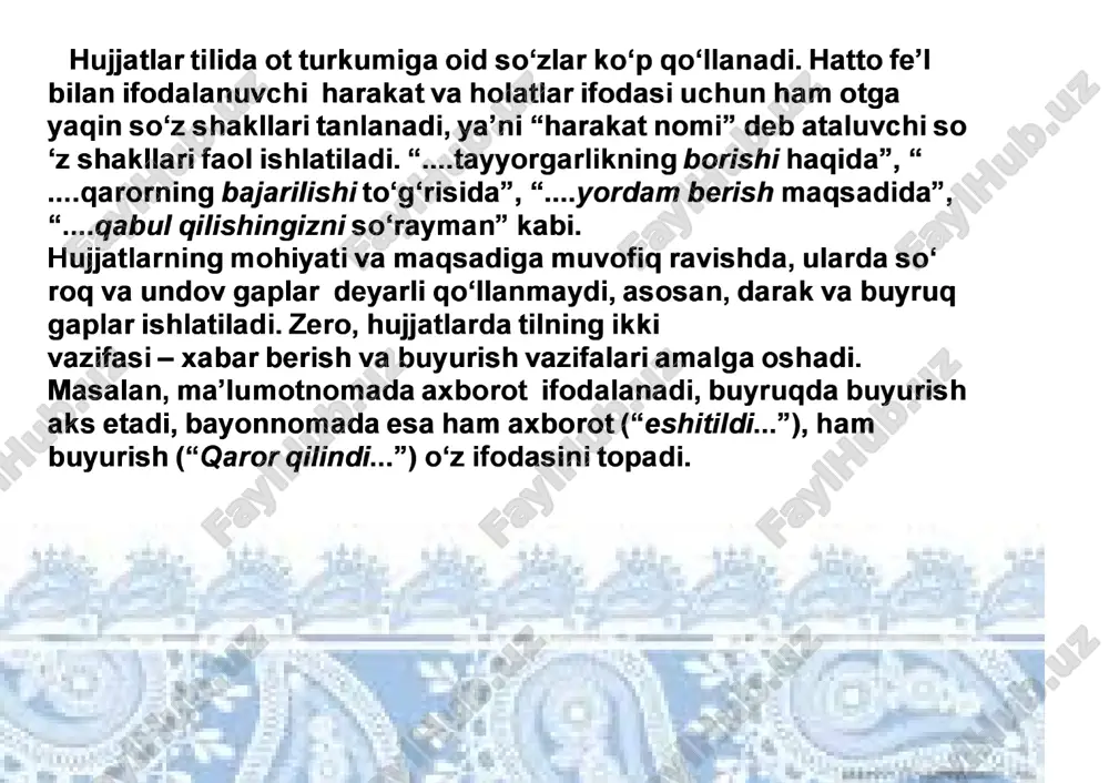 rasmiy — idoraviy uslub va uning uslubiy xususiyatlari - Page 2