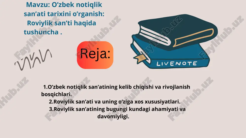 gan. xulosa: o’zbek notiqlik san’ati qadimiy tarix va xalq donishmandligiga tayanadi. roviylik san’ati-xalqning og’zaki ijodini asrashda bebaho maktab. e’tiboringiz uchun raxmat! image9.png image10.svg image11.png image12.svg image13.png image14.svg image1.png image2.svg image3.png image4.svg image5.png image6.svg image7.png image8.svg image15.png image16.svg image17.png image18.svg image19.png image20.svg image21.png image22.svg image23.png image24.svg image25.png image26.svg image27.png image28.svg image29.png image30.svg image31.png image32.svg image33.png image34.svg image35.png image36.svg image37.png image38.svg image39.png image40.svg image41.png image42.svg image43.png image44.svg image45.jpeg /docprops/thumbnail.jpeg