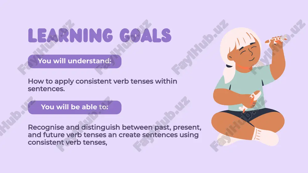 confuse readers and disrupt the flow of your writing. consistent use of verb tense in some cases (very occasionally), it may be necessary to shift tenses to indicate a shift in time or to discuss a related event. however, you must be careful to do this purposefully and ensure that the shift makes sense and doesn't create confusion. shifting tenses on occasion when to use each of the verb tenses for the past when describing events that occurred in the past (e.g. historical events), use past tense. for general truths present tense is often used to describe general truths and things that are always true. for upcoming events future tense is used to talk about actions or events that will happen in the future. present tense future tense past tense let's look at an example of inconsistent use of tense! if you mix up verb tenses, it might sound a …