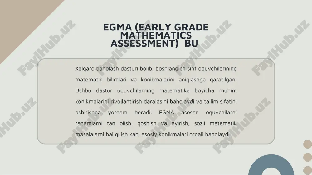 egma va egra xalqaro baholash dasturi - Page 2