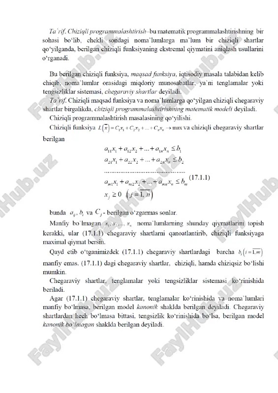 matematik programmalashtirish tushunchalari - Page 2