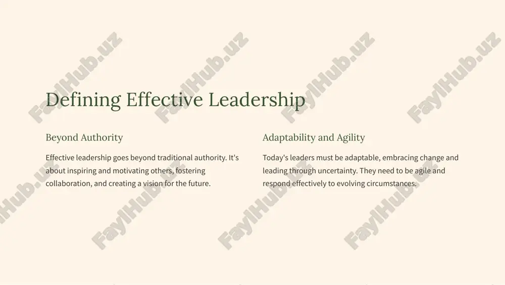 ng the rationale behind change and involving team members in the process. 3 provide support leaders need to provide support and resources to help team members navigate change successfully. fostering a culture of collaboration open communication encouraging open dialogue and active listening to foster a culture of transparency and trust. teamwork promoting a collaborative environment where team members work together to achieve shared goals. diversity and inclusion creating a welcoming and inclusive environment where all team members feel valued and respected. navigating complex stakeholder relationships 1 active listening understanding stakeholders' perspectives and concerns through effective listening. 2 transparent communication communicating information clearly and honestly to build trust and foster understanding. 3 collaborative problem solving working together with stakeholders to identify and address shared challenges. developing resilience and grit 1 mental toughness leaders must develop mental resilience to handle setbacks and maintain focus in the face of adversity. 2 emotional intelligence …