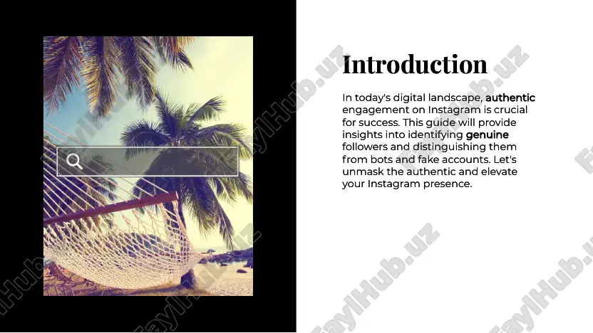 nconclusion unmasking the authentic on instagram is a continuous process that requires vigilance and discernment. by understanding the characteristics of genuine engagement and identifying fake followers, you can cultivate a loyal and authentic following. elevate your instagram presence by prioritizing quality over quantity. unmasking the authentic on instagram is a continuous process that requires vigilance and discernment. by understanding the characteristics of genuine engagement and identifying fake followers, you can cultivate a loyal and authentic following. elevate your instagram presence by prioritizing quality over quantity. thanks!thanks! do you have any questions? youremail@email.com +91 620 421 838 www.yourwebsite.com @yourusername do you have any questions? youremail@email.com +91 620 421 838 www.yourwebsite.com @yourusername