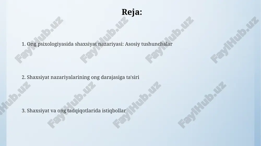 jlanishi shaxsiyatning onlayn namoyon bo'lishini tahlil qilish, 5 ta asosiy xususiyatni aniqlash va virtual tajribalarni yaxshilash imkonini beradi. e'tiboringiz uchun rahmat @taqdimot_robot image4.png image5.png image3.jpeg