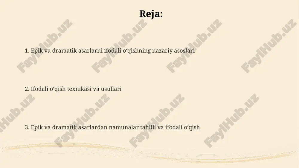 epik va dramatik asarlarni ifodali o'qish - Page 2