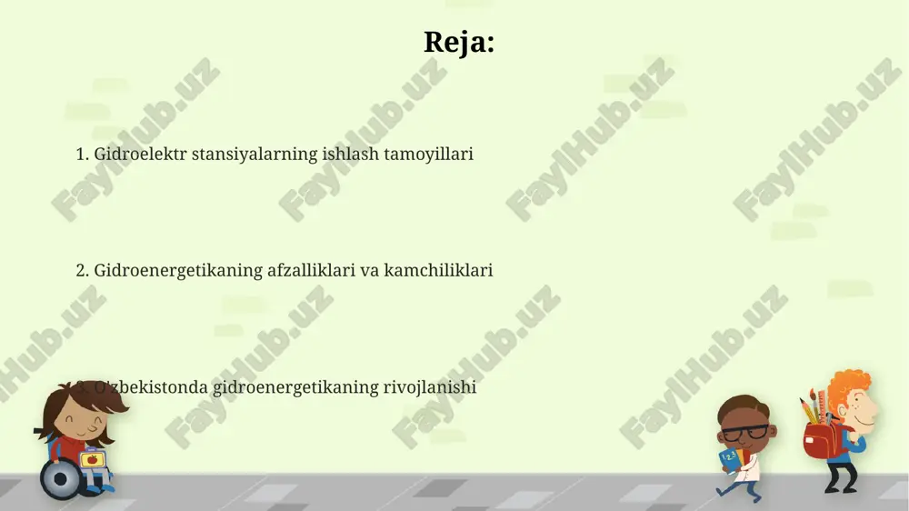 irik gidroenergetika majmuasi bo'lib, 13 ta gesni o'z ichiga oladi va mamlakat gidroenergetikasining asosiy qismini ta'minlaydi. e'tiboringiz uchun rahmat @taqdimot_robot image5.png
